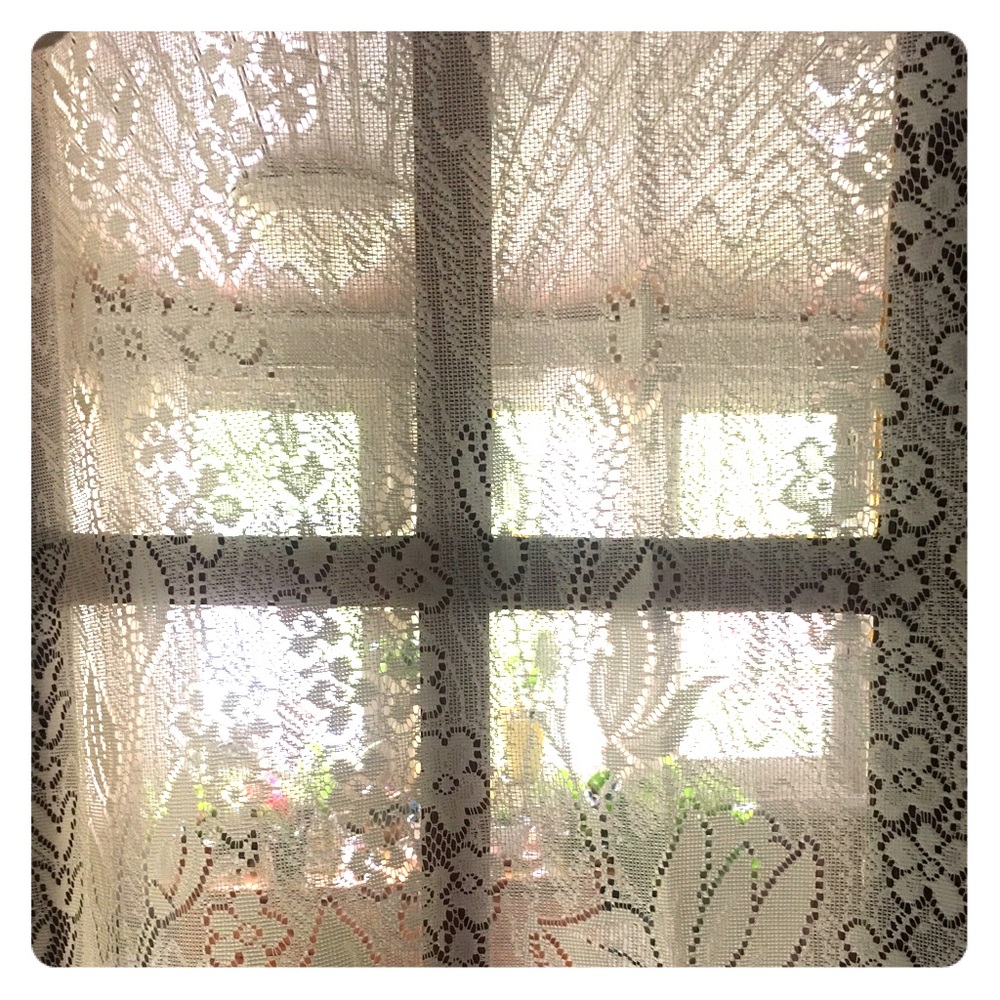 Lace curtains - long